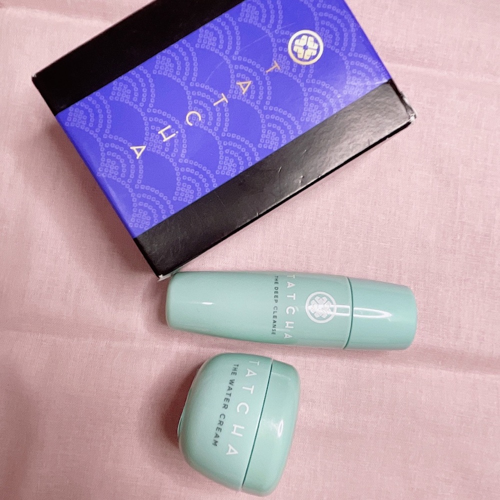 NEW Tatcha Water Cream And Deep Cleanse